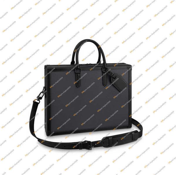 

men fashion casual designe luxury soft trunk briefcase computer bag totes handbag 5a m44952 purse pouch