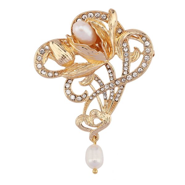 

pins brooches sisslia vintage pearl cardigan bule brooch woman hat coat accessories for girl party gift l221024, Gray