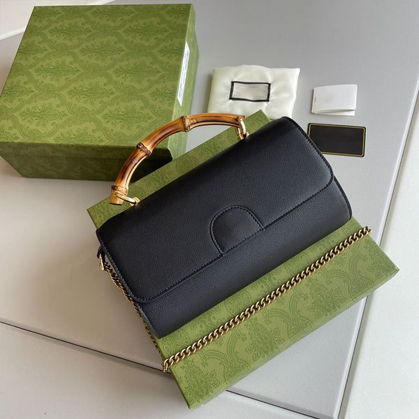 

new bamboo designer bag womens chain shoulder bags leather wallet crossbody messenger tote bag purses card holder 675794 handbags