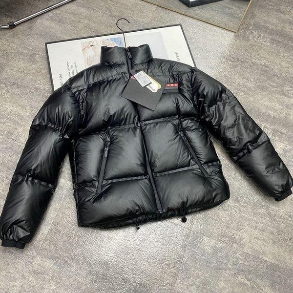 

men's down parkas plus size outerwear coats cotton overcoat fashion outdoor windbreaker couple thickening warm coat custom men down jac, Black