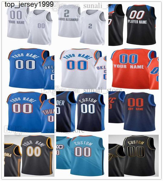 

printed basketball jerseys luguentz dort 5 josh giddey 3 derrick favors 15 shai gilgeous-alexander 2 mike muscala 33 aleksej pokusevski 17, Black;red