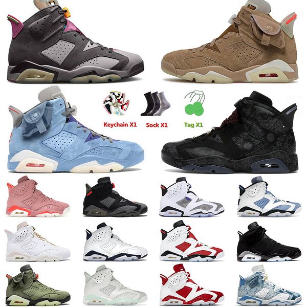 

2022 arrival 6 6s vi mens basketball shoes bordeaux toro glow washed denim geotgetown singles day triple day jumpman men women sneakers