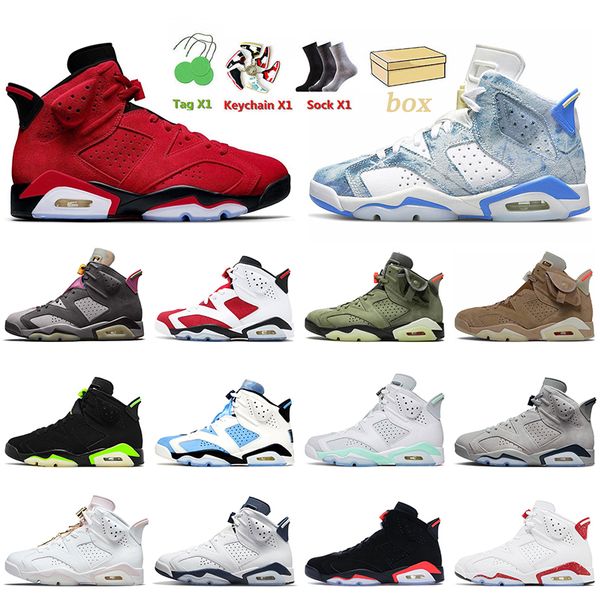 

with box jumpman 6 basketball shoes toro 6s denim black infrared georgetown red oreo unc mint foam carmine bordeaux midnight navy women mens