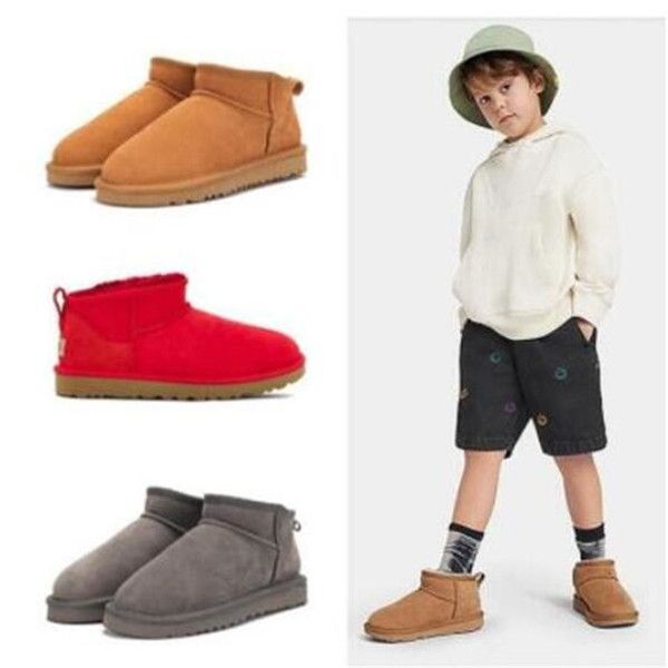

flat shoes little girl boots children cotton shoes kids furry children footwear warm snow boots new winter boys boots, Black