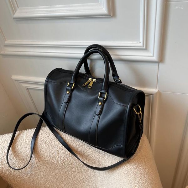 

evening bags doranmi luxury brand designed tote handbag women shoulder bag 2022 solid boston handbags female travel totes