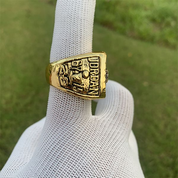 

1992 championship ring 18k gold plated fan for men gift wholesale, Silver