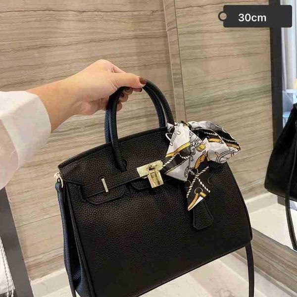 

leather bag messenger herme new shoulder women's platinum handbag single fashion original quality tote bags uepx