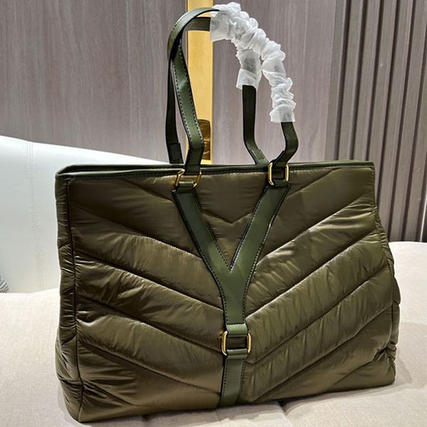 

cotton tote bag women handbags purse leather handle magnetic clasp travel shopping pocket large fashion letters gold hardware solid color ha