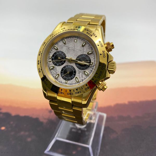 

watches for men luxury watchs automatic mechanical designer montre de luxe 41mm folding buckle gold hardlex waterproof satch waterproof wris, Slivery;brown