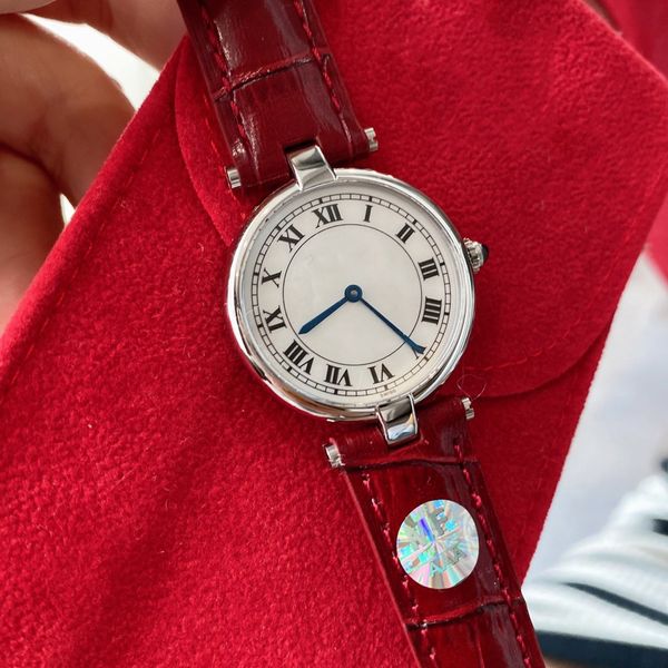 

ronde designer watch womens watchs 30 mm quartz woman watch lady counter official replica wristwatch ladies senior gift 399a, Slivery;brown