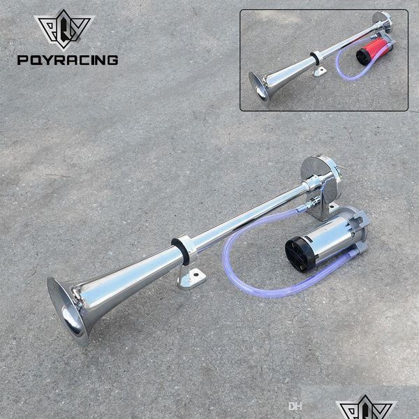 

other auto parts 17 inch 150db loud car air horn 12v 180 hertz single et compressor bocina for trucks cars mobiles pqy-lb10 drop deli dh1ea