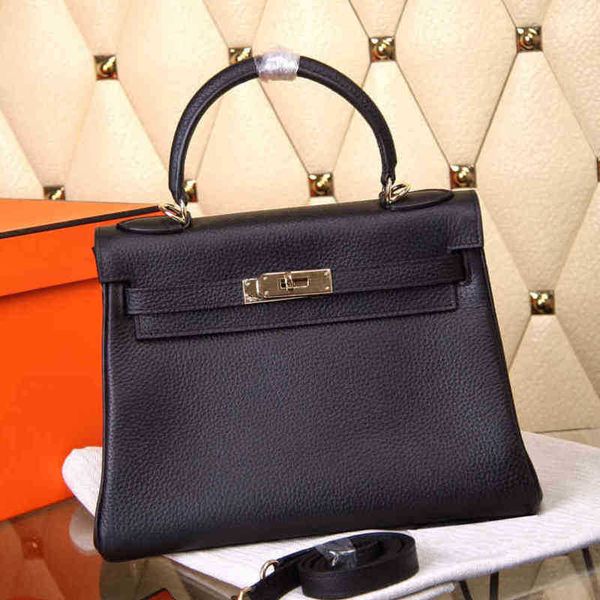 

head herme designer handbag new leather keilys bag in spring and summer of