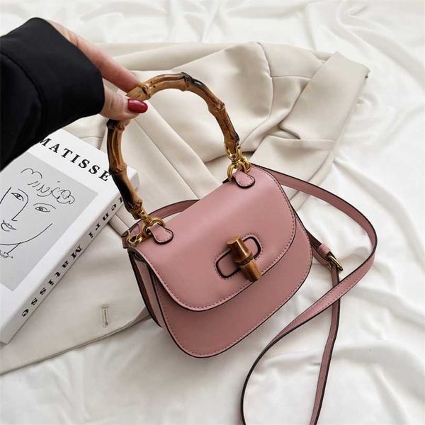 

factory online wholesale 50% off shoulder bags bags foreign women's messenger bamboo knot hand carrying small square feeling korean sty