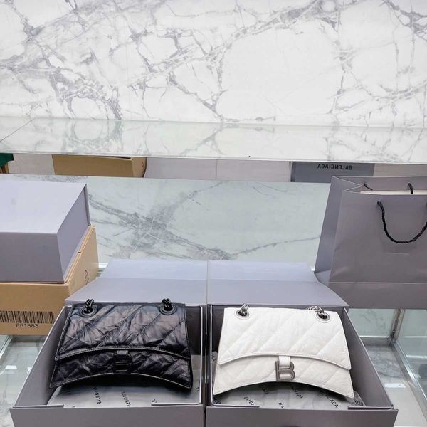 

designer luxury womens bag balencigas handbag b-shaped paris single shoulder messenger fashion square gift shoulder oblique span versatile h