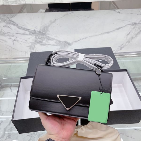 

2 color designer bag shoulder bag crossbody bag business handbag fashion personality logo postman bright leather high-quality luxury one sho