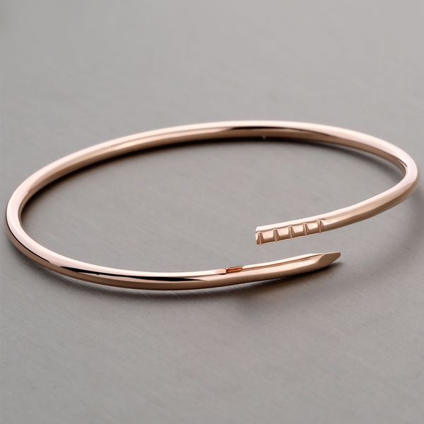 

nail bracelet carti bracelets 18k gold bangle personalised braclets for men armband gold thin bangles chain braclet pulsera plata hombre bra, Black