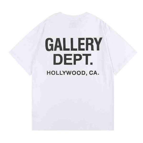 

gallerydept chest letter t shirts men women tees hip hop street style fashion cool cloth for teen european size oversize loose lkc6, White;black