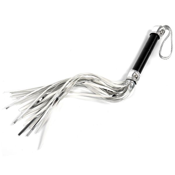 

costumes silver pu leather sm whip spanking bondage flirting flogger restraints alternative erotic games toys for couples wom, Black