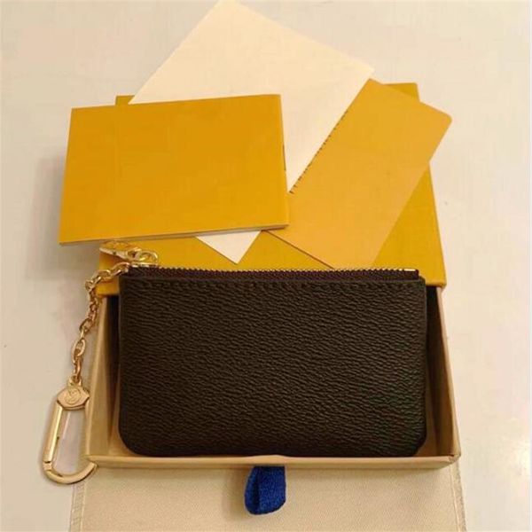 

fashion classic wallet men's and women's fashion zipper wallet mini zero purse leather zip pocket purse m44578246q, Red;black