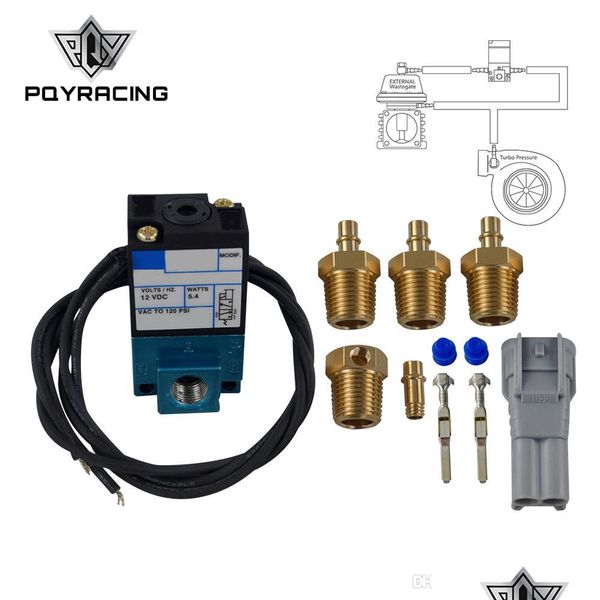 other air intakes pqy - ecu 3 port electronic boost control solenoid vae 35a-aca-ddba-1ba with brass silencer pqy-ecu00 drop delivery dhj0d