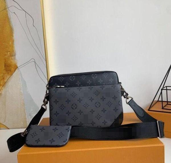 

women mens designer trio 3pcs messenger bag multi shoulder crossbody bags leather clutch totes designer handbags louis vuitton lv