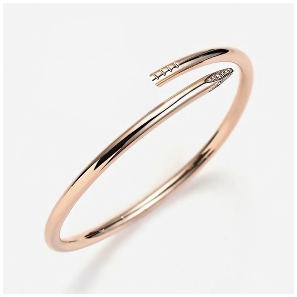 

nail bracelet carti bracelets silver metal bangle forever braclets armband freundschaft bangles permanent braclet pulsera acero inoxidable b, Black