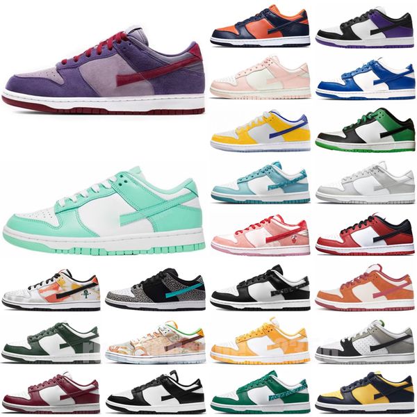 

lows casual shoes sb men sneakers panda unc triple pink red chicago gai grey fog team green syracuse easter coast mens womens sports trainer, Black