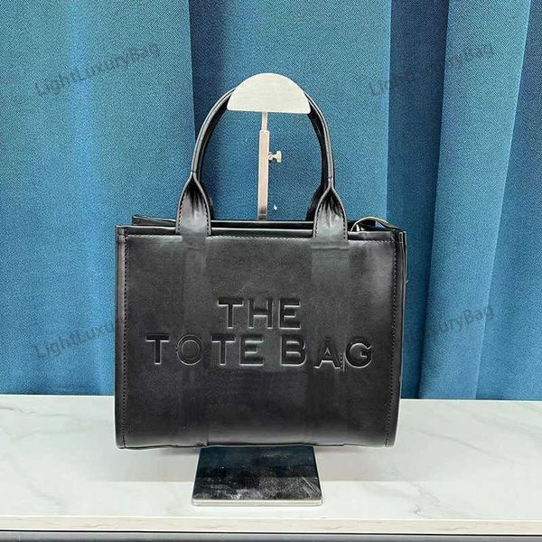 

marc tote designer bags leather high capacity fashion handbag quality crossbody for women classic famous brand shopping bags 220324