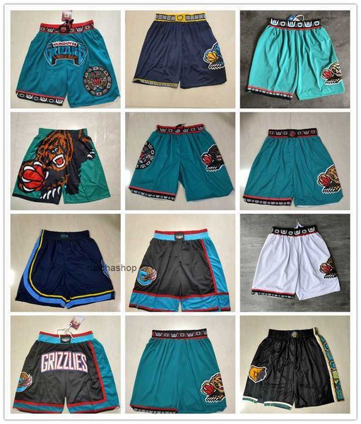 

memphis''grizzlies''men throwback basketball shorts pocket''nba''jersey, Black