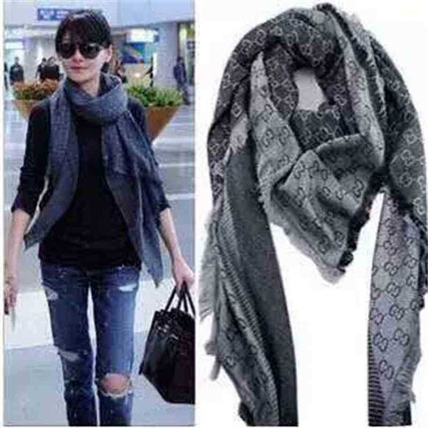 

design autumn new big with cotton hemp letters sides rough edges large square scarf and shawl dual-purpose, Blue;gray