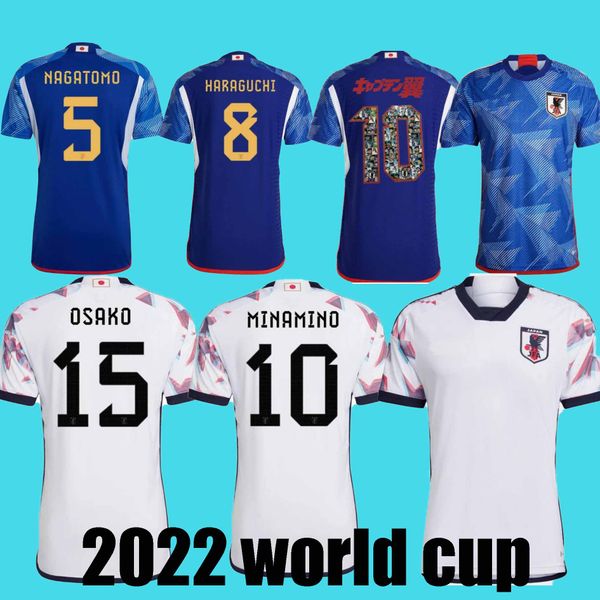 

2022 2023 japan soccer jerseys fans version atom tsubasa kagawa kubo minamiho shibasaki kamadak tomiyasu endo yogo 22 23 football men and ki, Black;yellow