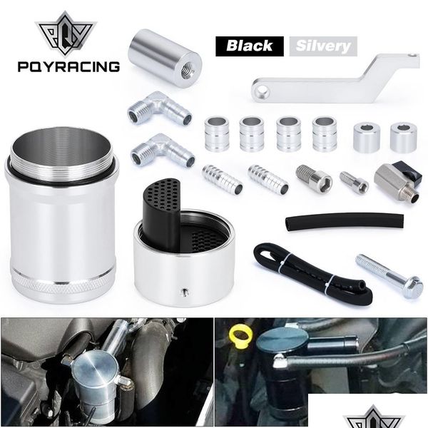 

fuel tank pqy - 0.18l aluminum oil catch can tank with baffle plate for dodge ram 1500 2500 3500 5.7l 6.4l hemi 2009- pqy-otk02 drop dhi87