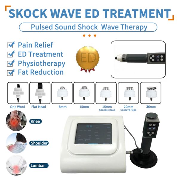 

treat all joints and ed shock wave therapy machine with 7 different size of work head include 2 special heads for ed therapy