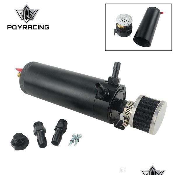 

fuel tank pqy - billet aluminum baffled 2-port oil catch can tank with breather filter engine mini separator pqy-tk94 drop delivery 2 dh3mj