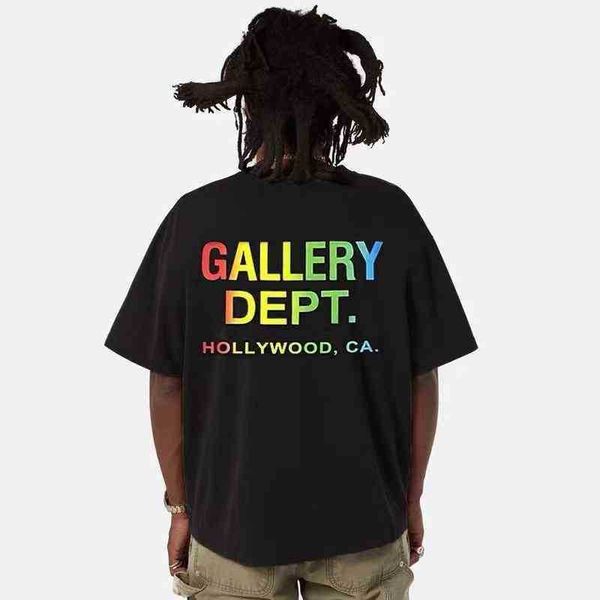 

gallerydept chest letter t shirts men women tees hip hop street style fashion cool cloth for teen european size oversize loose 4k6u, White;black