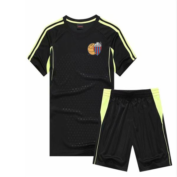 

2021 catania calcio runing sets design custom quick dry team sports wear football uniforms soccer jersey set pant shirt299a, Black;blue