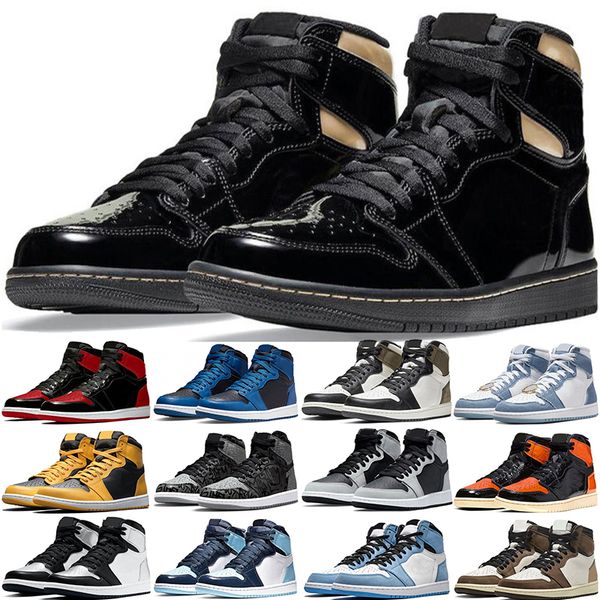 

fashion basketball shoes 1 1s men women gorge green light smoke grey og taxi denim bred patent bordeaux court purple fearless fragment gold