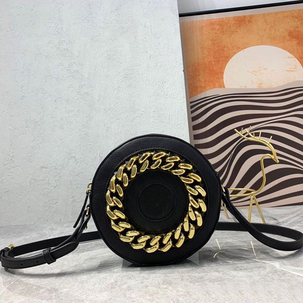 

round mini bag chain crossbody dinner bag shoulder clutch bags women handbags small purse genuine leather characters gold hardware quality r