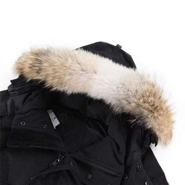 

men parkas kanada winter mens homme winter jassen chaquetas outerwear warm down parka coat, Black