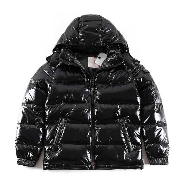 

maya white duck downs content 80% parkas monclairs puffer down jackets parkas mens womens designers coats homme winter couples sweatshirts, Black