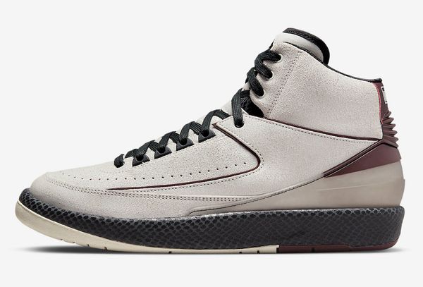

2022 authentic 2s basketball shoes 2 a ma maniere airness sail black burgundy crush men women outdoor sports sneakers with original box dh34