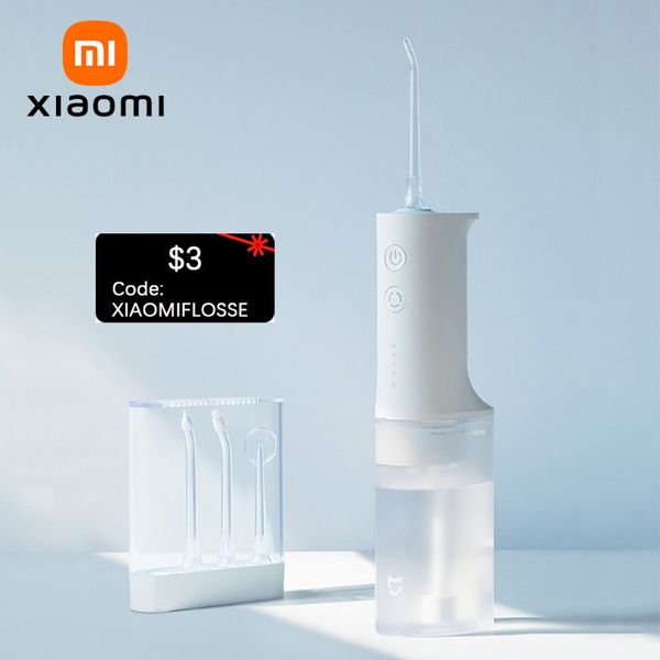 

mijia portable oral irrigator dental for irrigator teeth water flosser bucal calculi cleaner thread