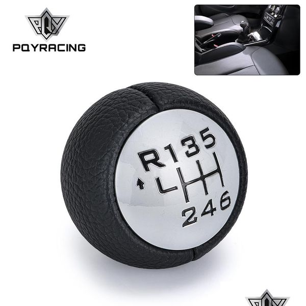 

shift knob pqy - for peugeot 307 308 3008 407 5008 807 partner b9 tepee gear shift knob 6 speed citron c3 a51 c4 c4 picasso 80 drop dh30i