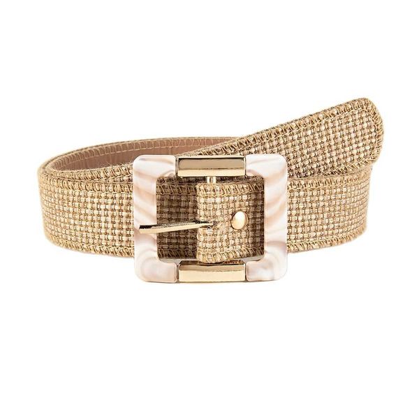 

belts elegant wind ladies belt square button eyelet belt mature high-end popular fashion versatile luxury designer brand g221019, Black;brown