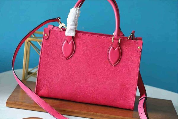 

backpacks m45660 prelaunch shoulder leather ia pm bag totes handbag embossed pattern style online onthego exclusive famous oteei