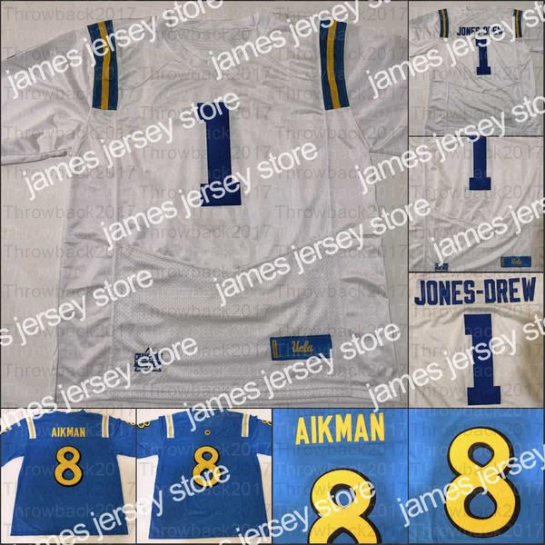 

american college football wear custom ucla bruins college football jerseys troy aikman maurice jones-drew dorian thompson-robinson joshua ke, Black