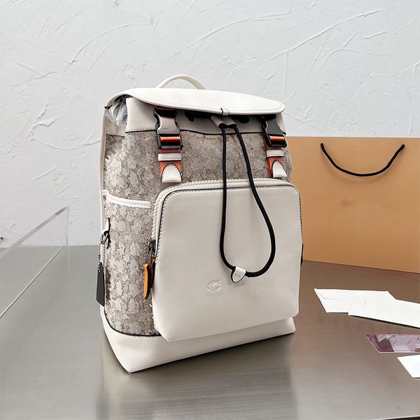 

designers backpacks luxurys backpack handbag letter design large capacity hiking bag temperament versatile gift backpack material leather st