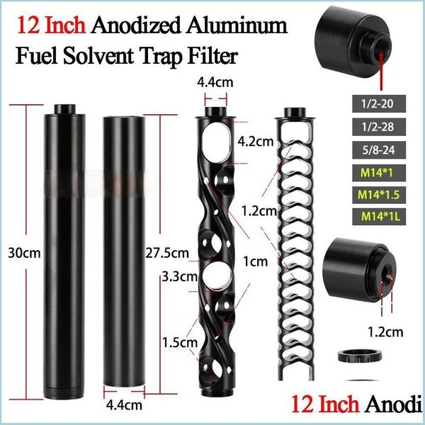 

fuel filter aluminum 12 extension spiral 1/2x28 car fuel soent trap filter 5/824 for napa 4003 wix 24003 12x20 drop delivery 2022 mo dhl0y