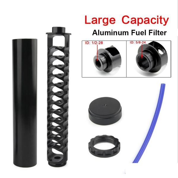 

fuel filter 10inch 6inch new spiral 1 228 5 824 single core car fuel filter for napa 4003 wix 24003 trap soent filters rsofi044 drop dhqix