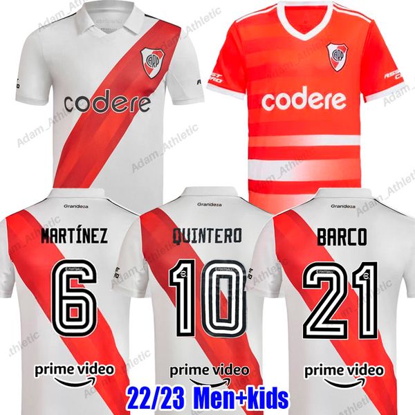 

camiseta river plate soccer jerseys 22 23 quintero de la cruz m.suarez football shirts m.borja b.romero martinez barco jersey men kids kit s, Black;yellow